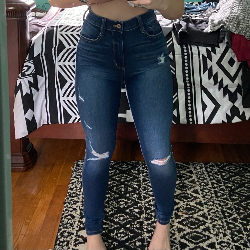Dark was jeans